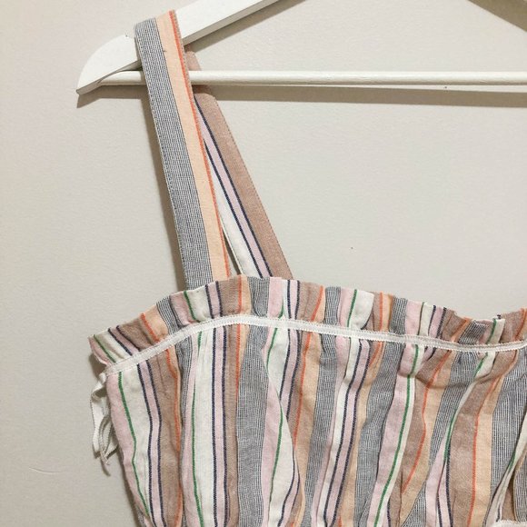 SOLUDOS 100% Cotton Ruffle Ribbon Tank Top - Picture 4 of 4